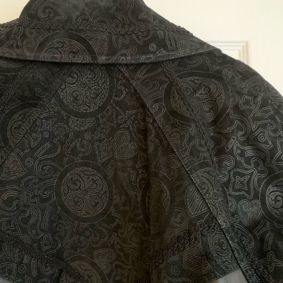 Vintage Long Leather Coat - Picture 7 of 7